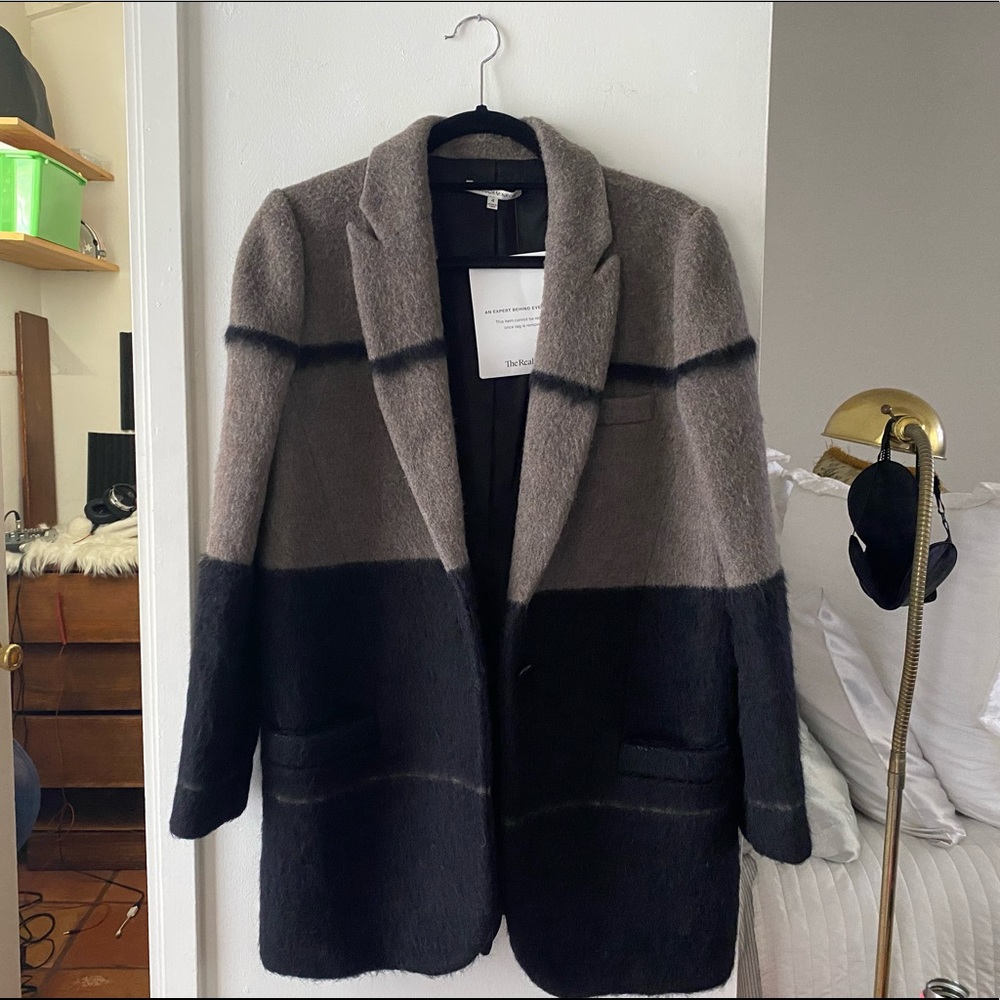 Rebecca Minkoff Colorblock Pattern Peacoat